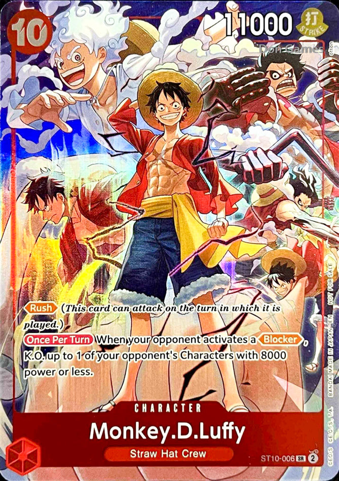 ST10-006 Monkey D. Luffy Character Card Alternate Art (One Piece Day 2025 Dallas)