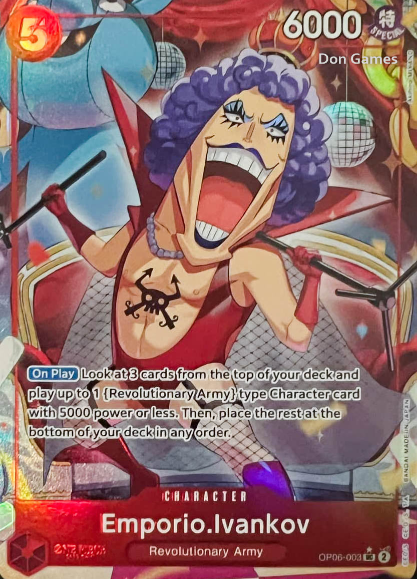 one piece tcg ivankov deck Emporio.Ivankov (084) Placeholder Image Provided 2023 One Piece Op02-paramount War