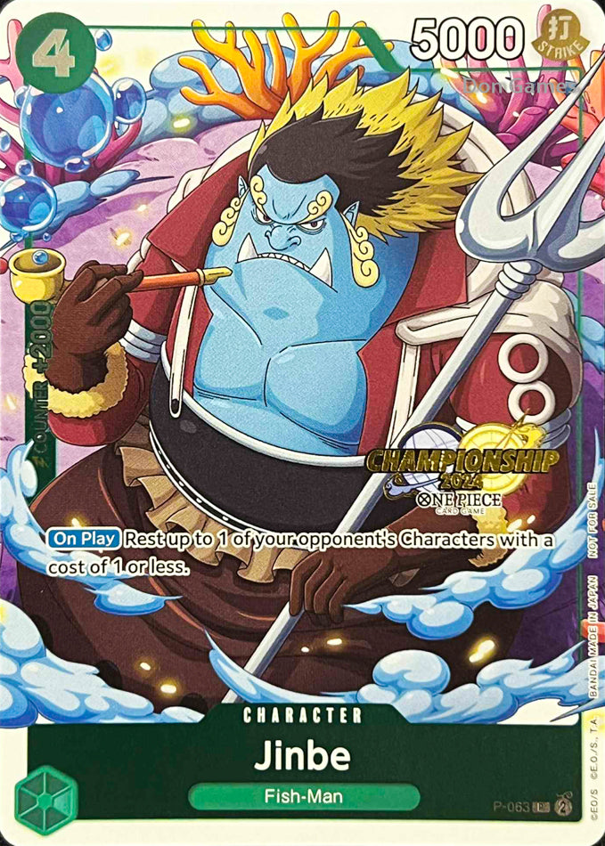P-063 Jinbe Character Card Promo CS 2024