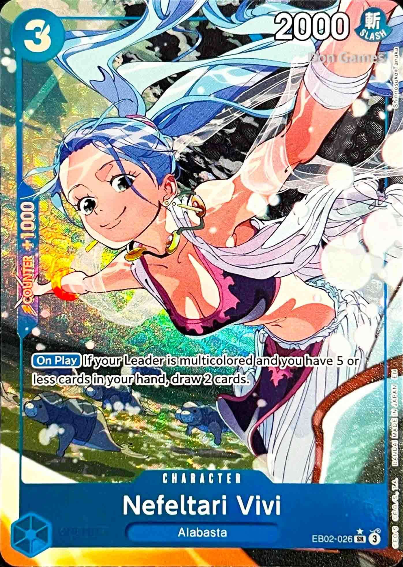 EB02-026 Nefeltari Vivi Character Card Alternate Art