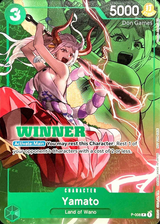 P-008 Yamato Character Card Winner Promo