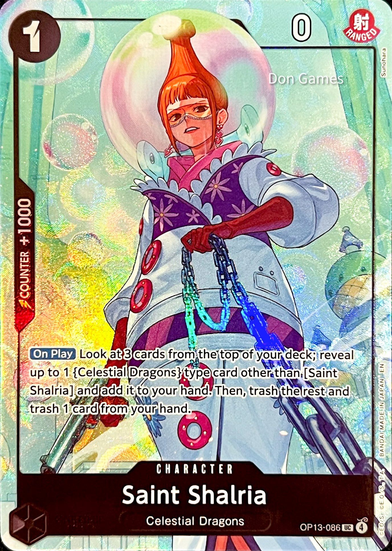 OP13-086 Saint Shalria Character Card Alternate Art Best Selection Vol. 5