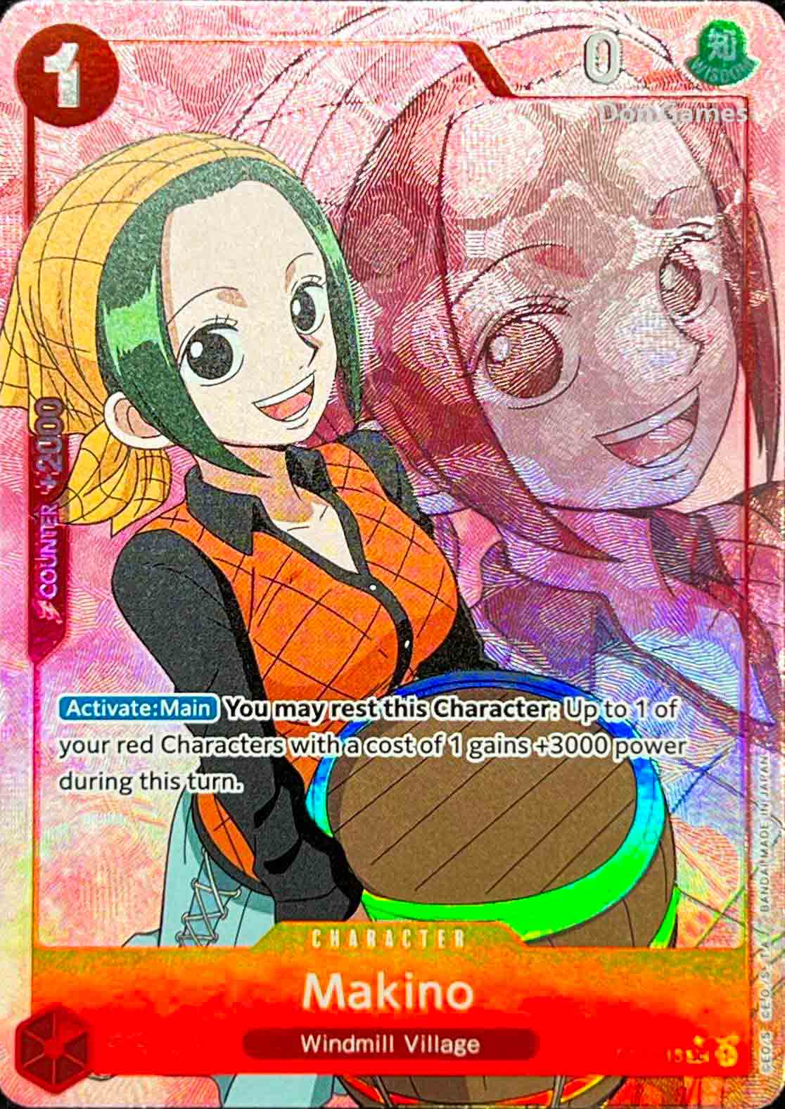 OP02-015 Makino Character Card Extended Art