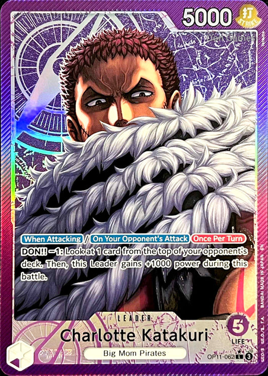OP11-062 Charlotte Katakuri Leader Card Alternate Art