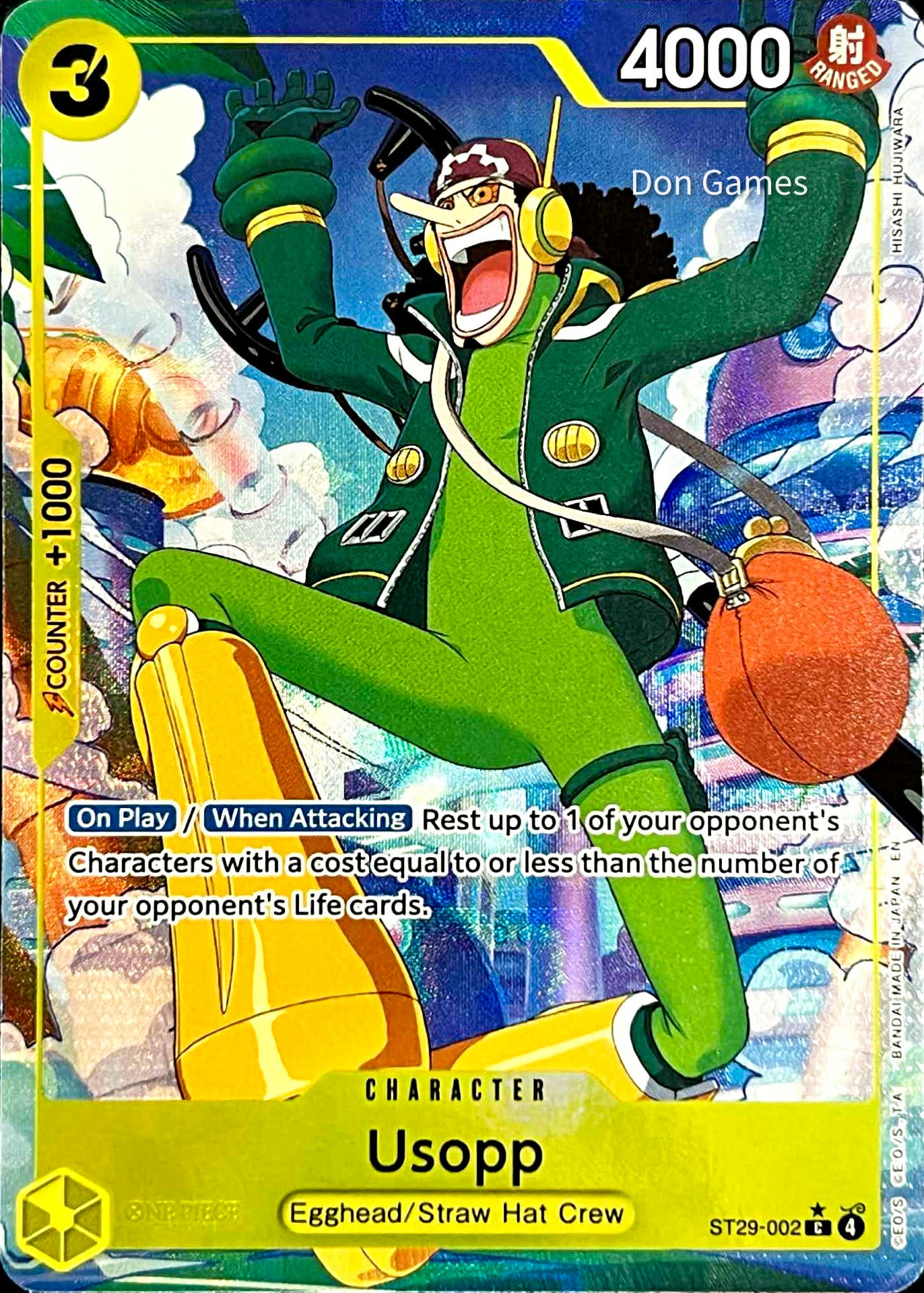 ST29-002 Usopp Character Card Extended Art