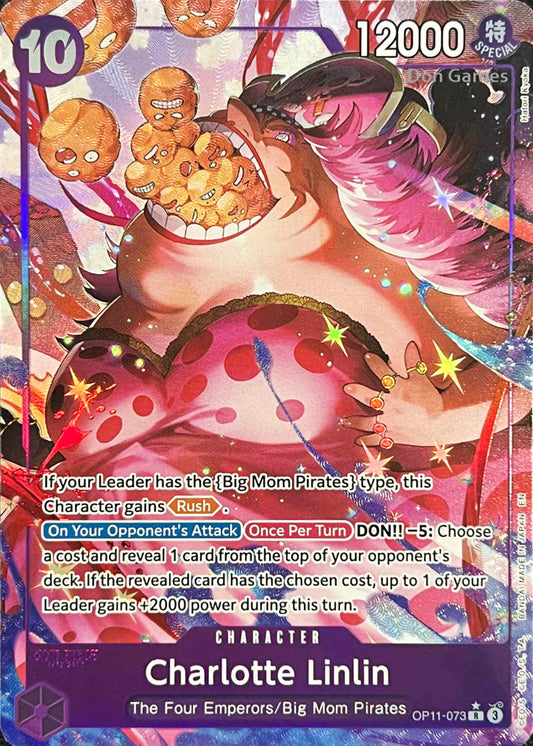 OP11-073 Charlotte Linlin Character Card Alternate Art