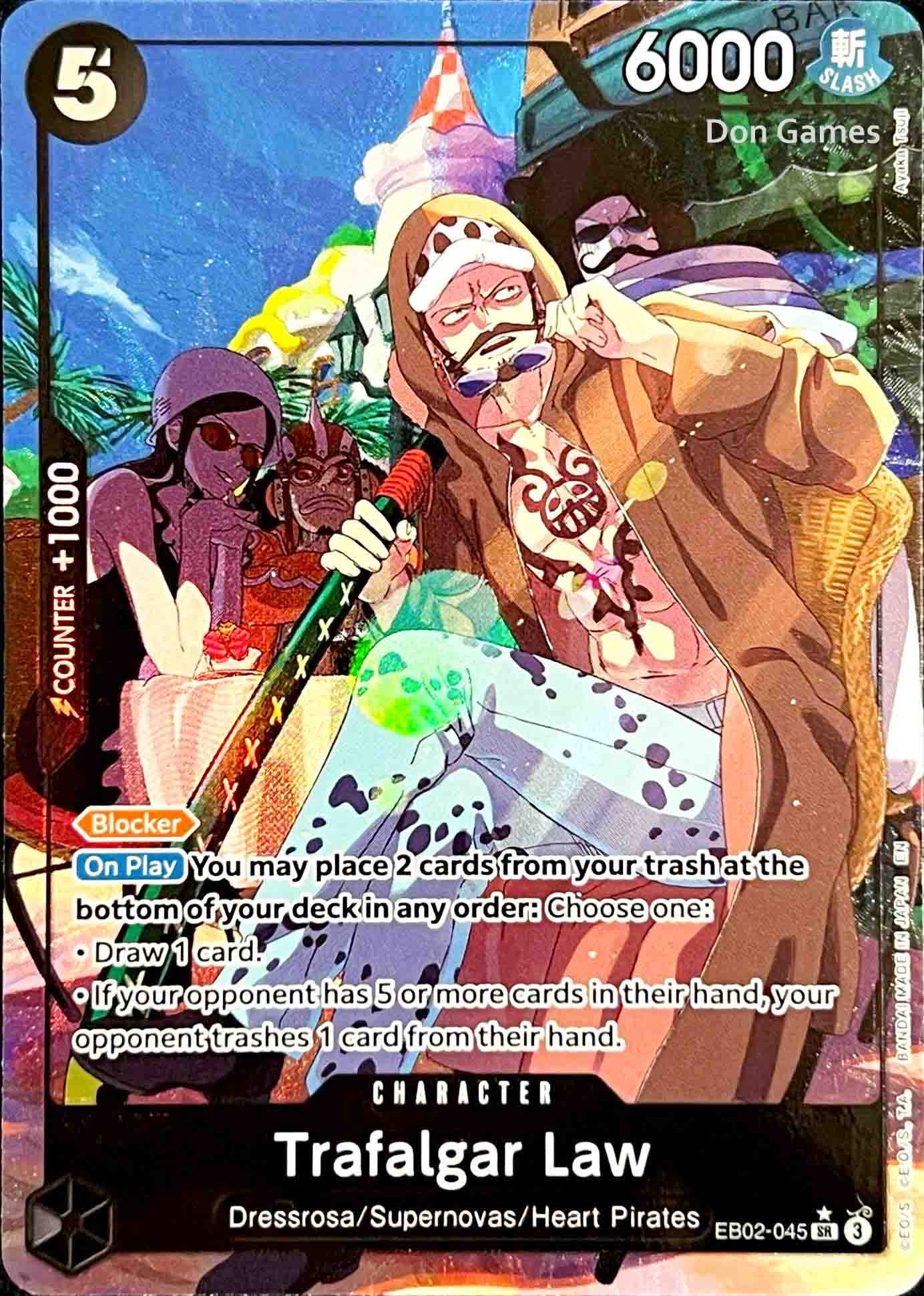 EB02-045 Trafalgar Law Character Card Alternate Art