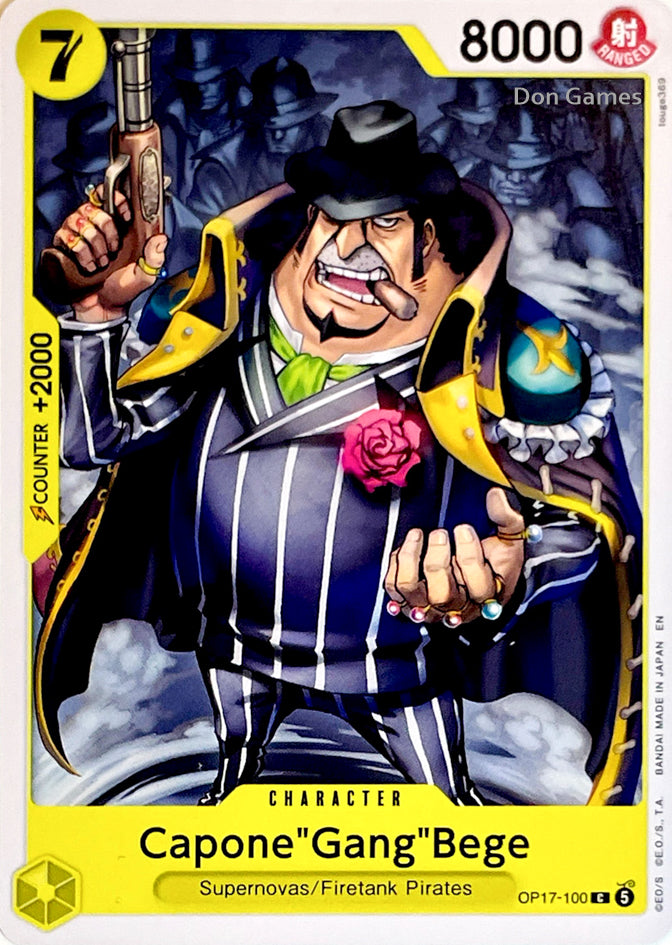 OP17-100 Capone "Gang" Bege Character Card