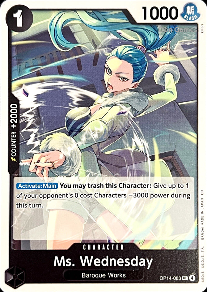 OP14-083 Ms. Wednesday Character Card