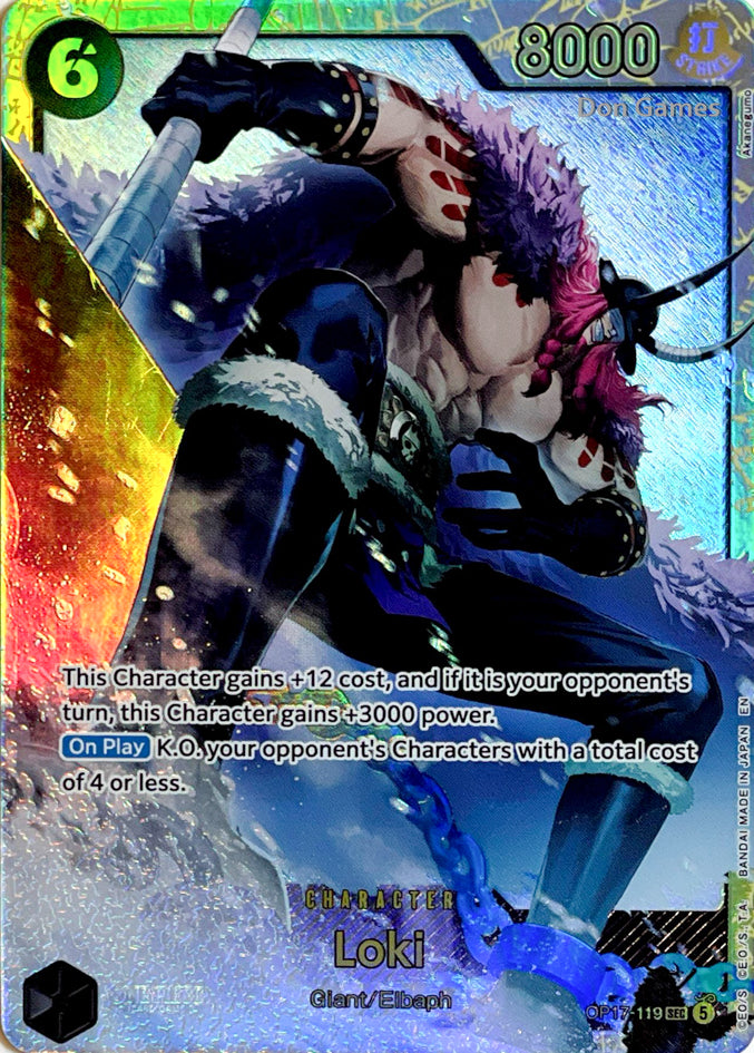 OP17-119 Loki Character Card
