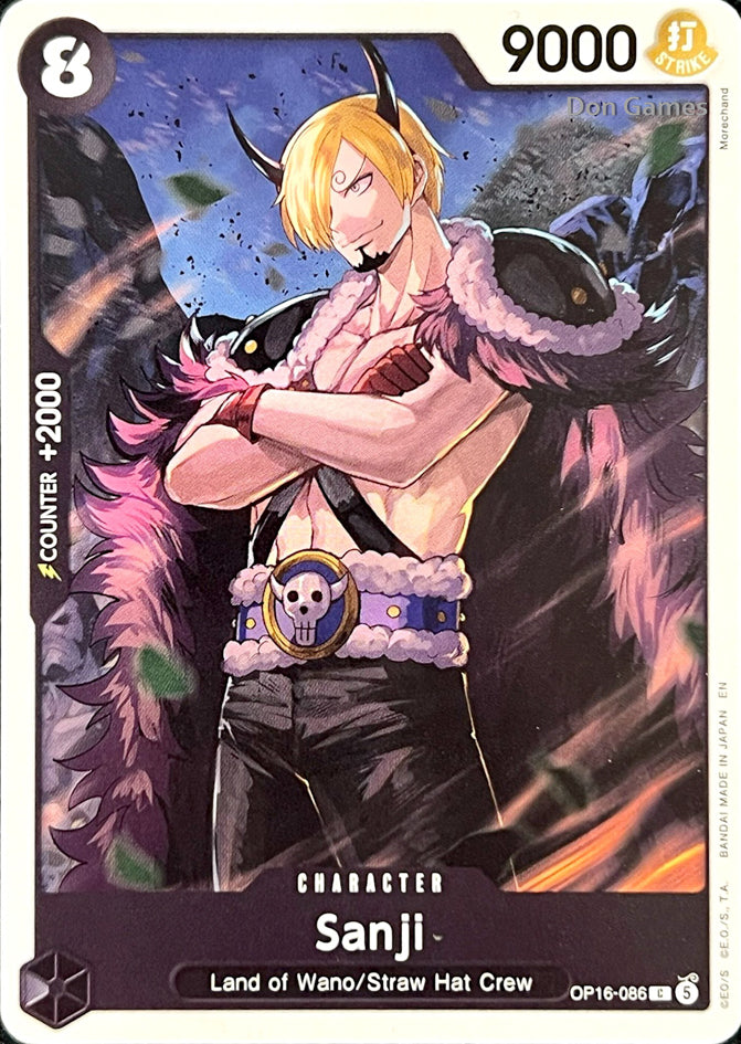 OP16-086 Sanji Character Card