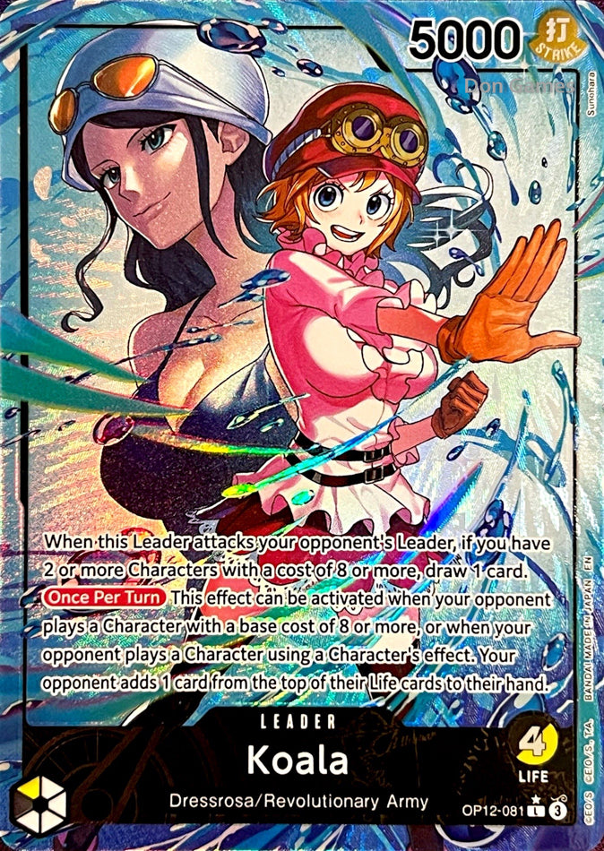 OP12-081 Koala Leader Card Alternate Art