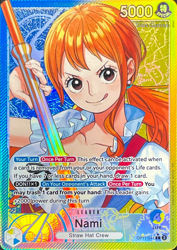 OP11-041 Nami Leader Card Alternate Art