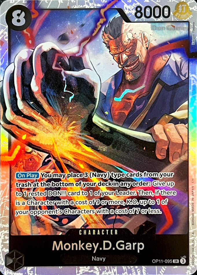 OP11-095 Monkey. D. Garp Character Card Don Games OP11-095 Monkey. D. Garp Character Card Don Games