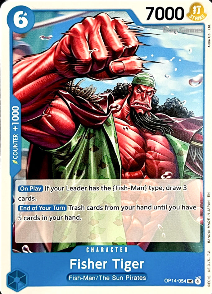 OP14-054 Fisher Tiger Character Card