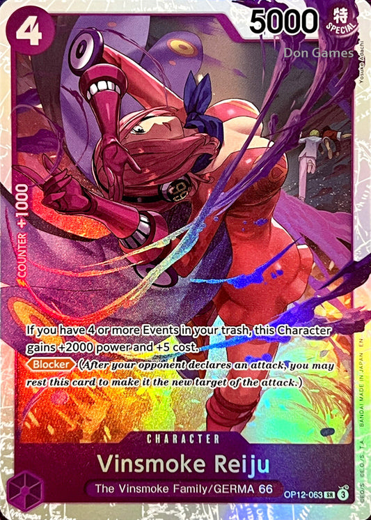 OP12-063 Vinsmoke Reiju Character Card
