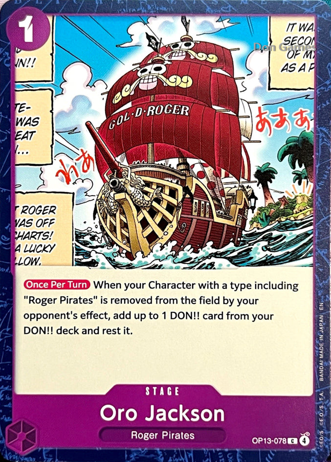 OP13-078 Oro Jackson Stage Card