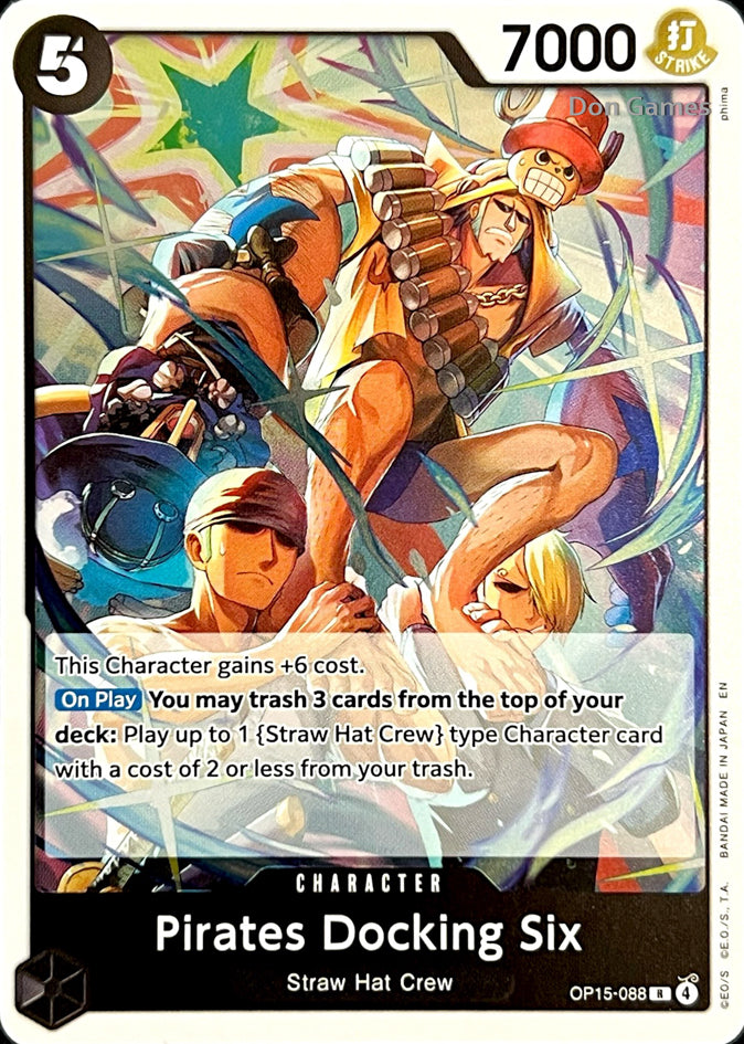 OP15-088 Pirates Docking Six Character Card