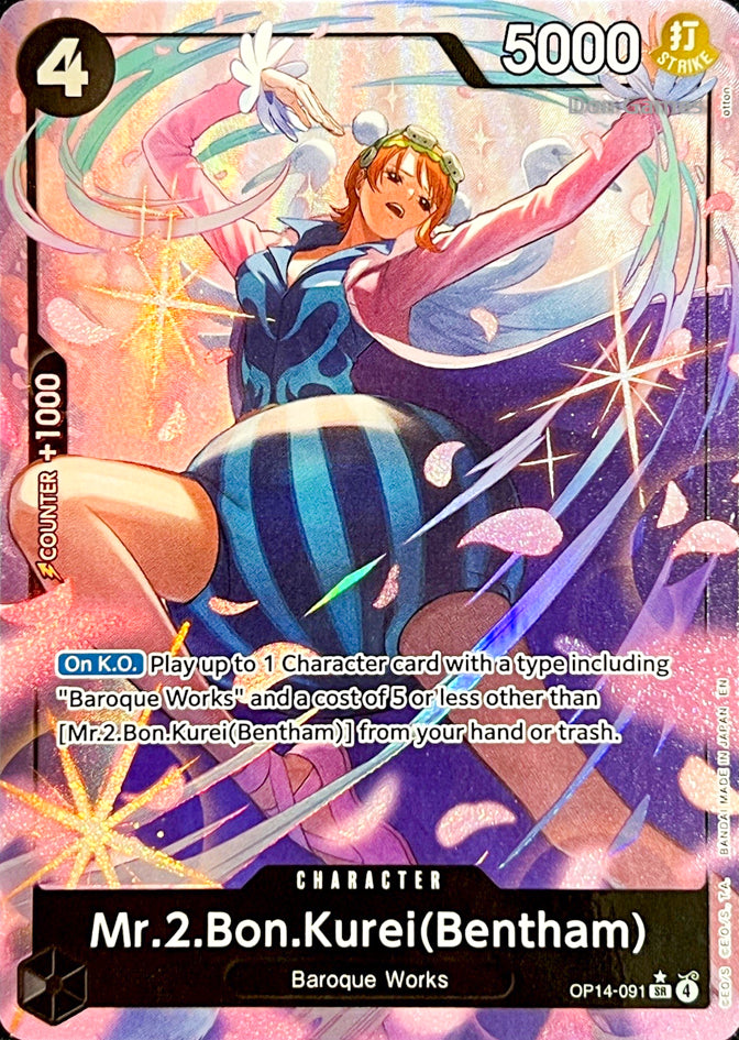 OP14-091 Mr. 2. Bon. Kurei (Bentham) Character Card Alternate Art
