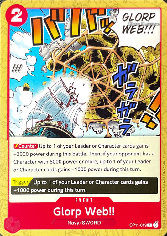 OP11-019 Glorp Web!! Event Card