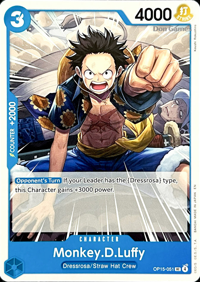 OP15-051 Monkey. D. Luffy Character Card