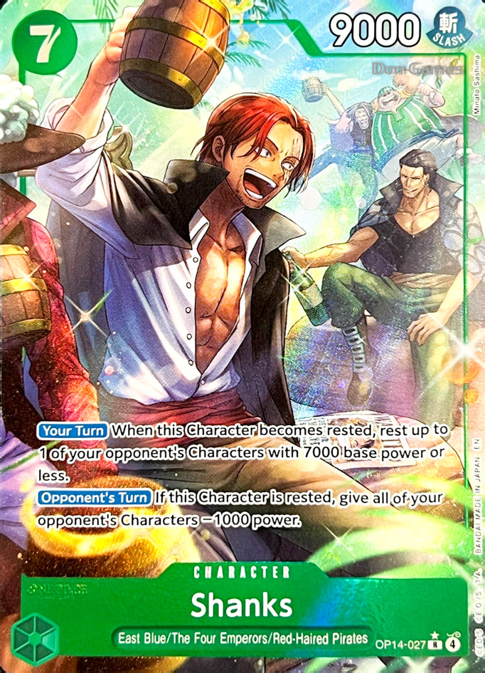 OP14-027 Shanks Character Card Alternate Art