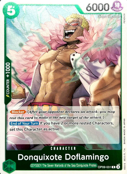 OP09-031 Donquixote Doflamingo Character Card