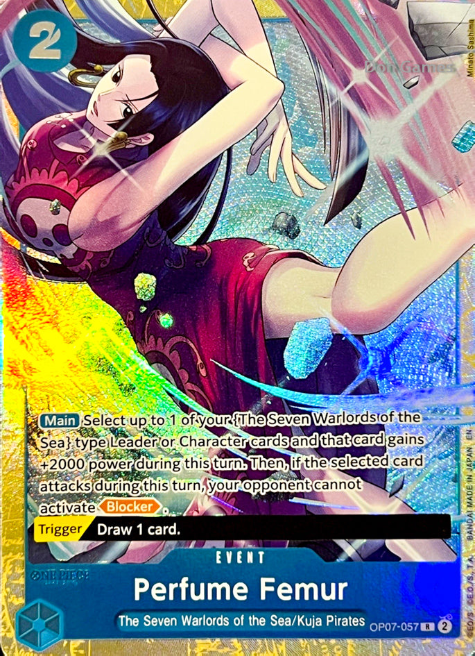 OP07-057 Perfume Femur Event Card Alternate Art Best Selection Vol. 4