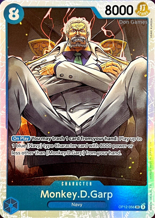 OP12-056 Monkey. D. Garp Character Card