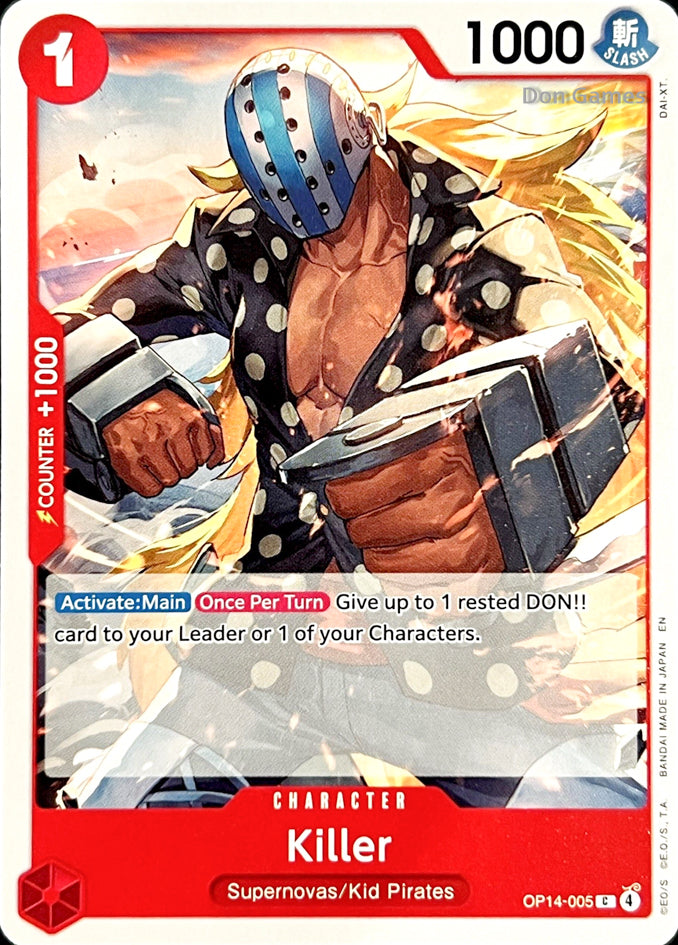 OP14-005 Killer Character Card
