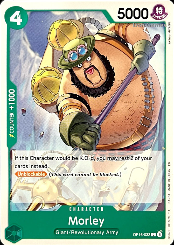 OP16-033 Morley Character Card
