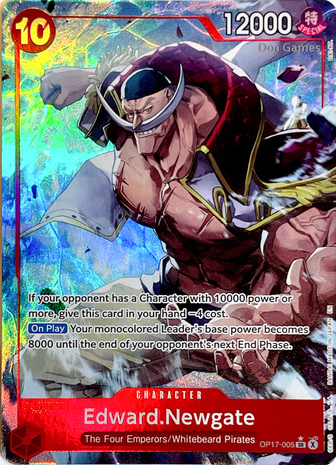 OP17-005 Edward. Newgate Character Card Alternate Art