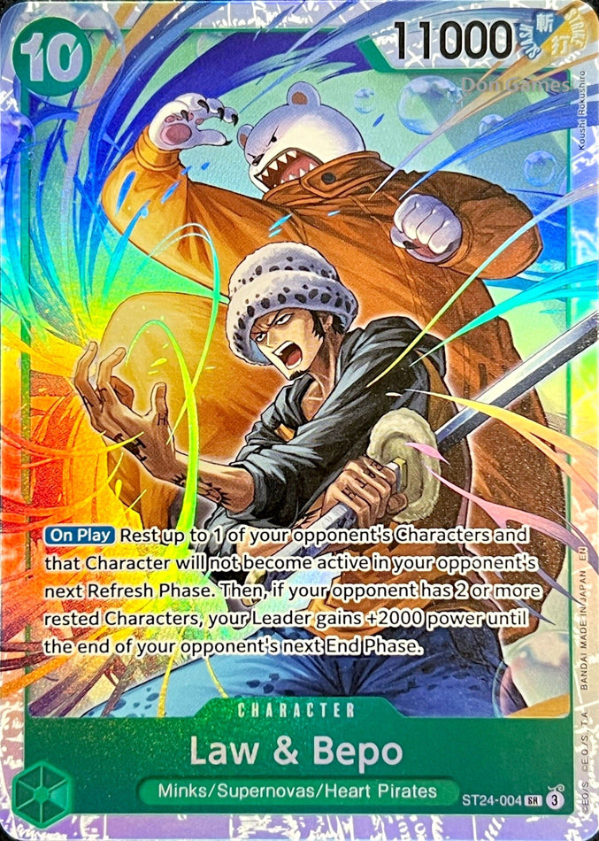 ST24-004 Law & Bepo Character Card