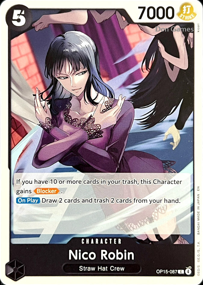 OP15-087 Nico Robin Character Card