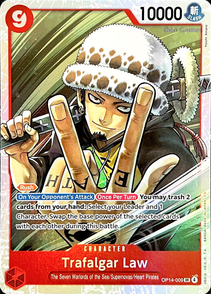 OP14-009 Trafalgar Law Character Card