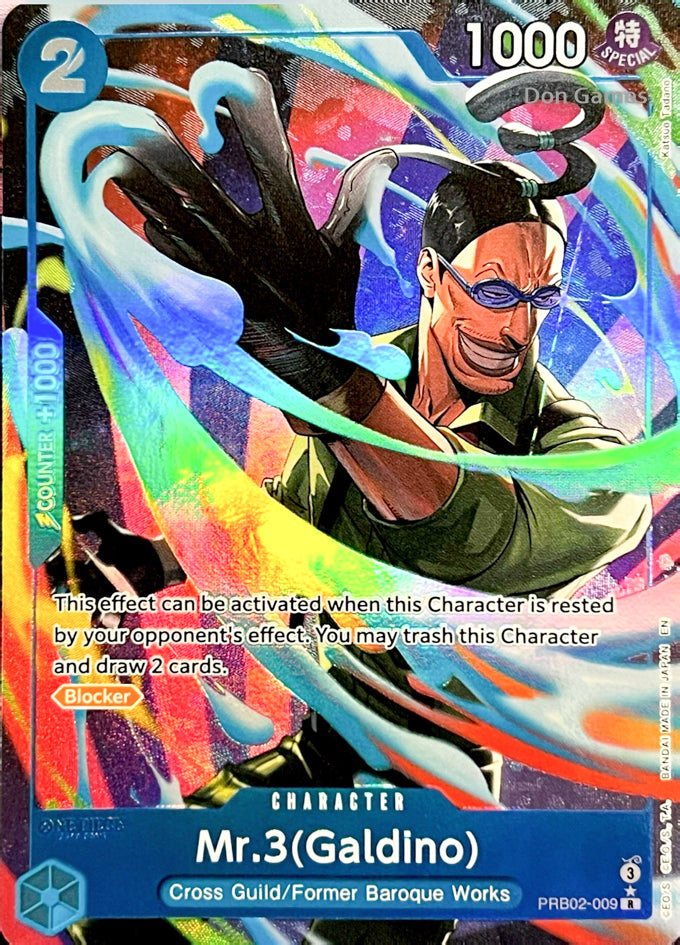 PRB02-009 Mr. 3 (Galdino) Character Card Alternate Art