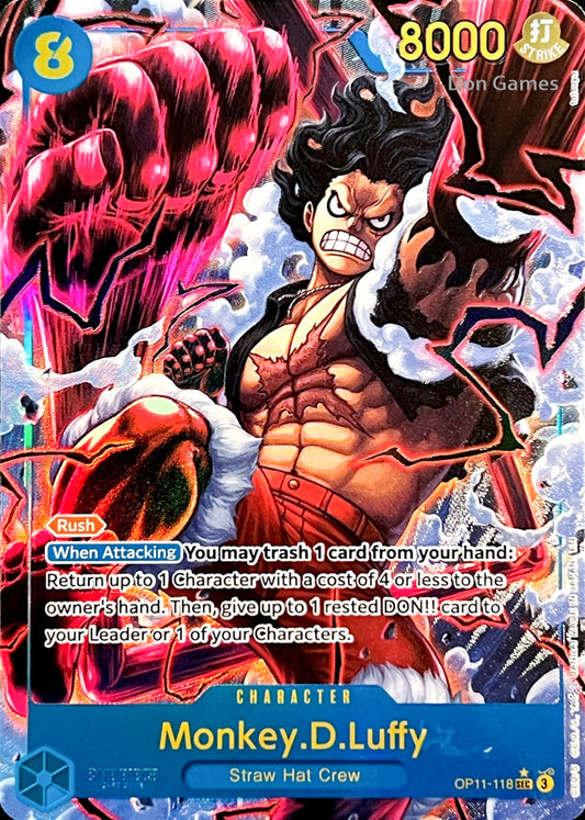 OP11-118 Monkey. D. Luffy Character Card Alternate Art