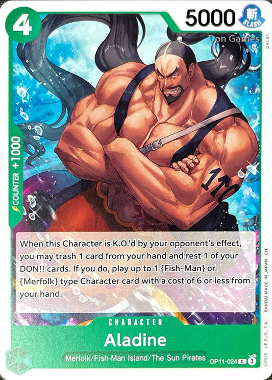 OP11-024 Aladine Character Card