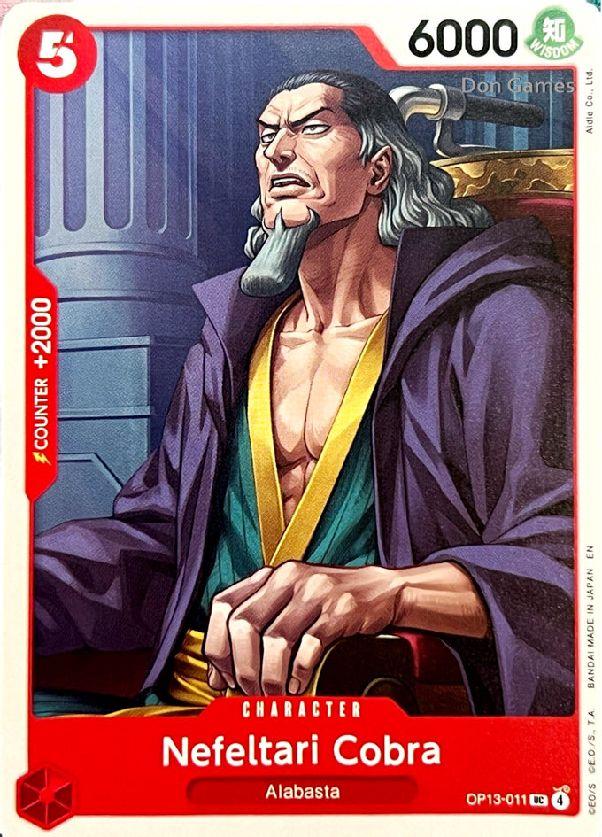 OP13-011 Nefeltari Cobra Character Card