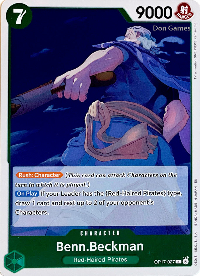 OP17-027 Benn. Beckman Character Card