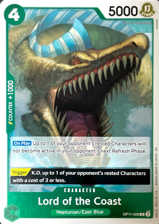 OP11-028 Lord of the Coast Character Card