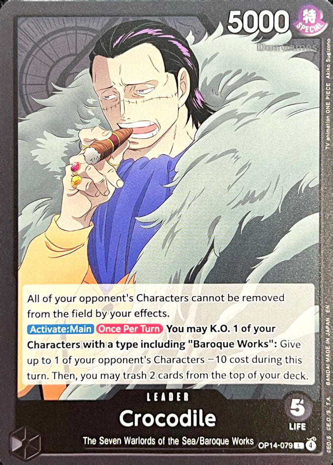 OP14-079 Crocodile Leader Card