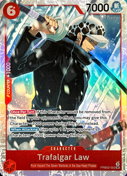 PRB02-002 Trafalgar Law Character Card