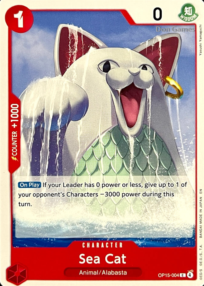 OP15-004 Sea Cat Character Card