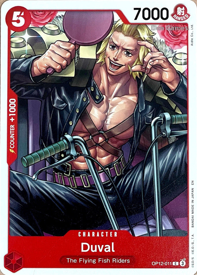 OP12-011 Duval Character Card