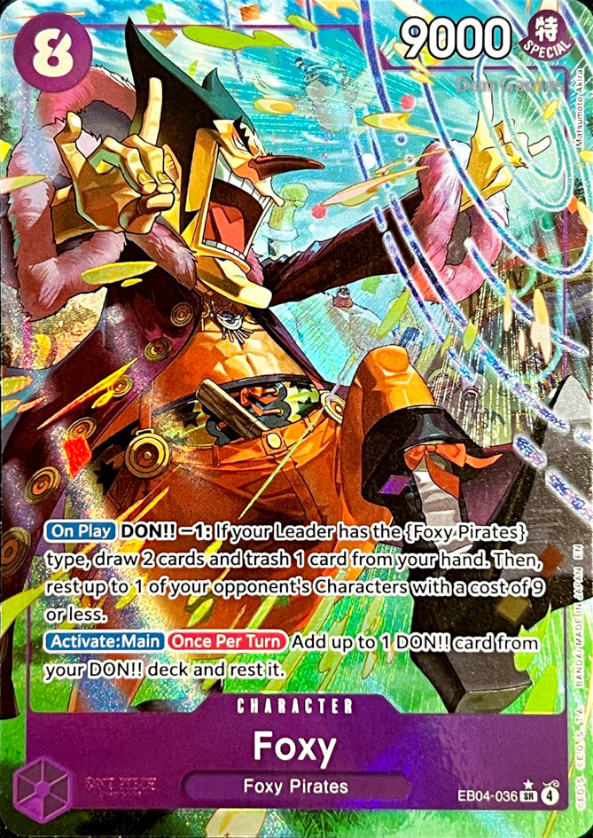 EB04-036 Foxy Character Card Alternate Art