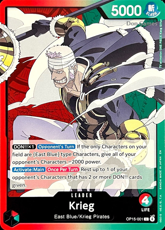 OP15-001 Krieg Leader Card