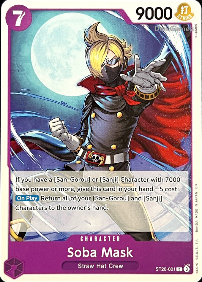 ST26-001 Soba Mask Character Card