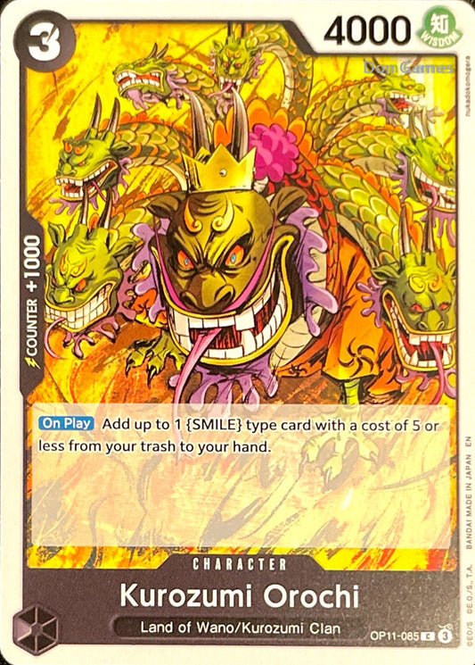 OP11-085 Kurozumi Orochi Character Card