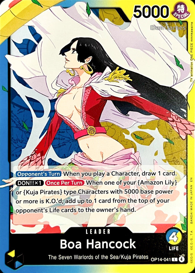 OP14-041 Boa Hancock Leader Card